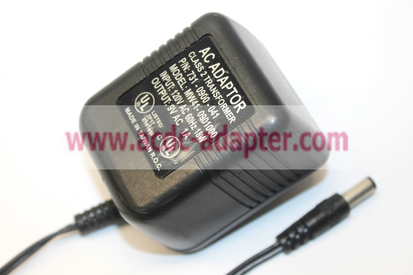 Generic AC Adapter MW41-0901000 9VAC 1A 731-0900-041 Class 2 Transformer power Generic AC Adapter MW41-0901000 9VAC 1A 731-0900-041 Class 2 Transformer power